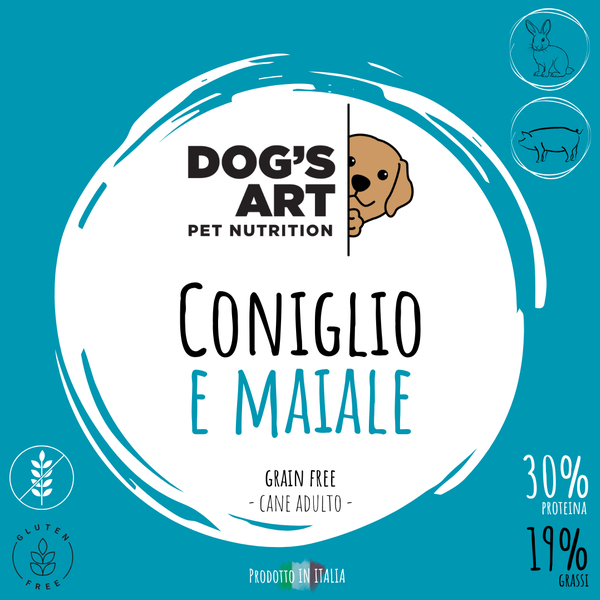 Coniglio e maiale - etichetta
