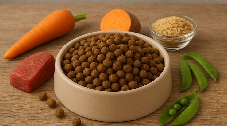 cibo per cani con crocchette grainfree e crocchette monoproteiche a base di carne