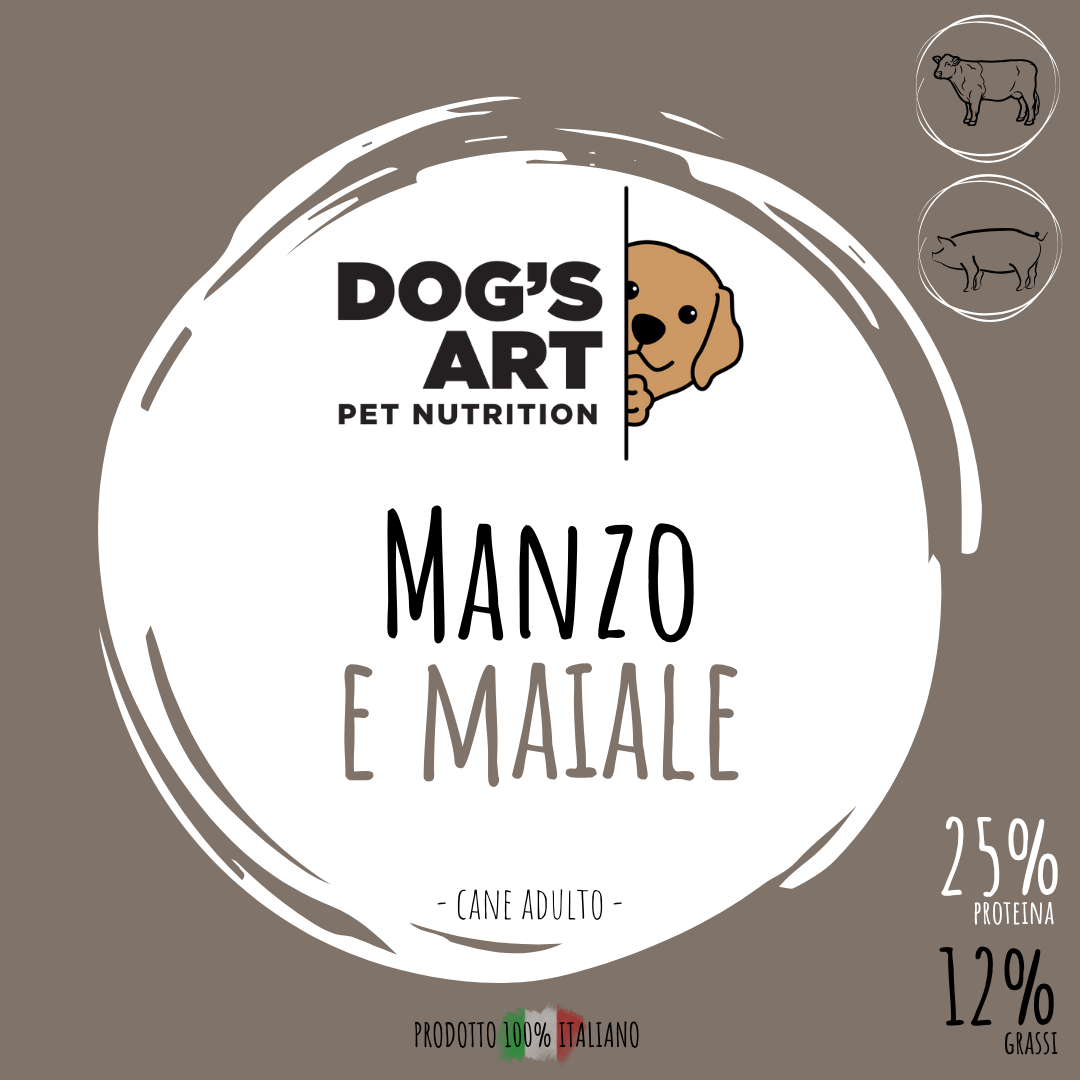 Manzo e maiale - etichetta
