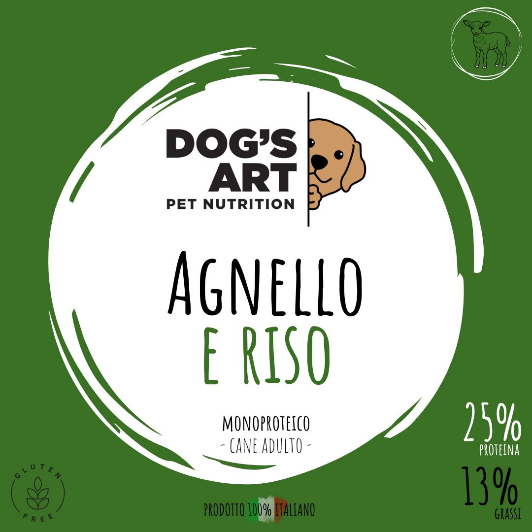 Agnello monoproteico - etichetta