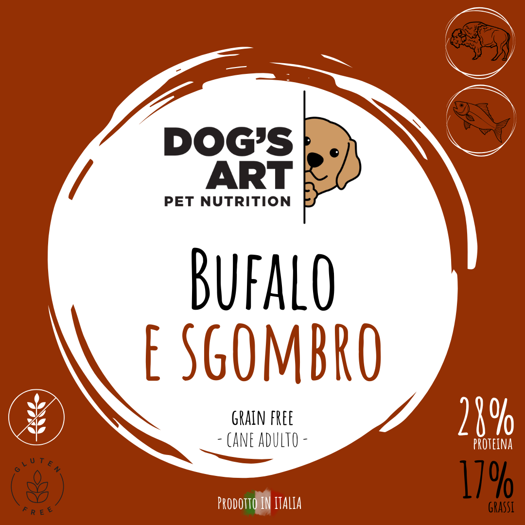 Bufalo e sgombro - etichetta
