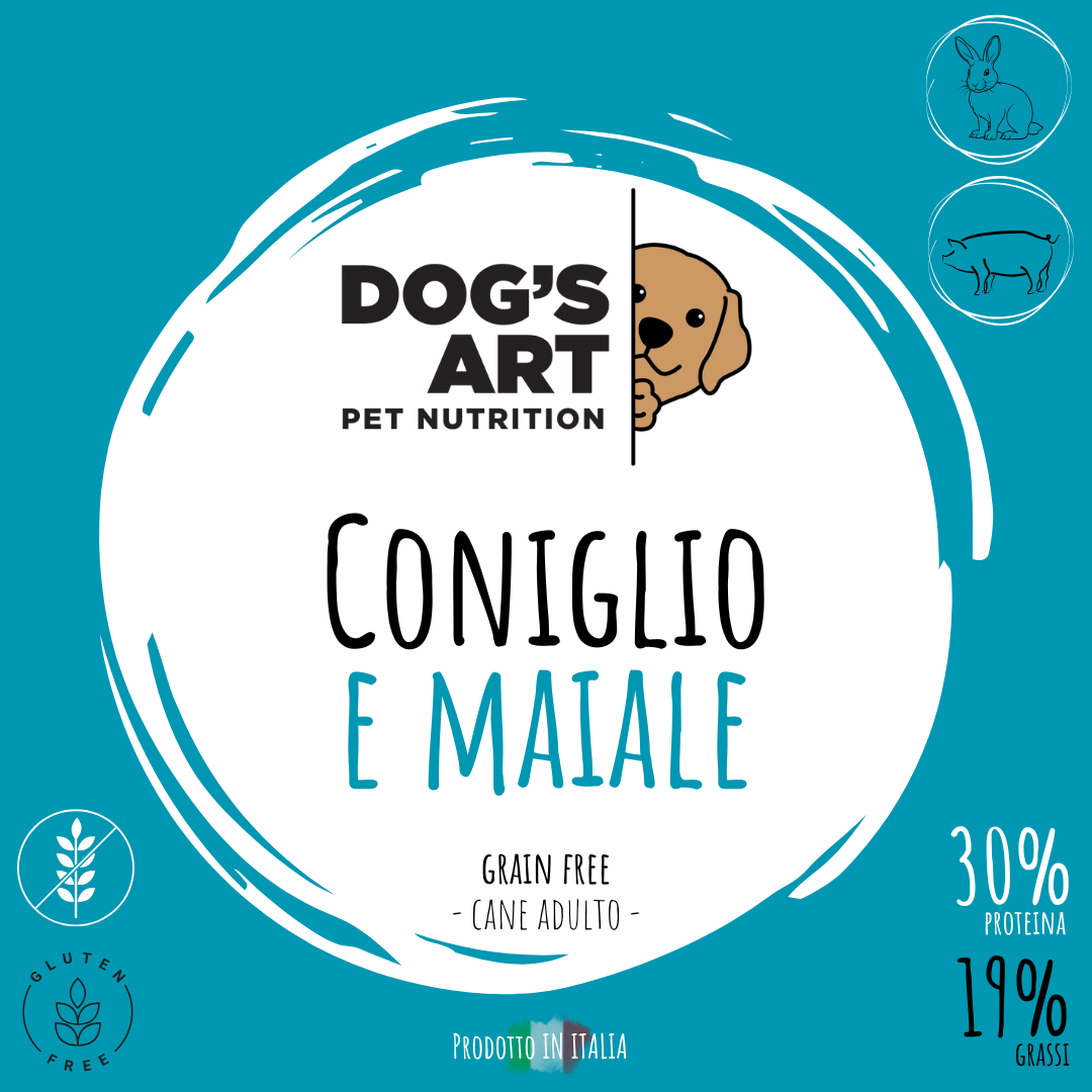 Coniglio e maiale - etichetta