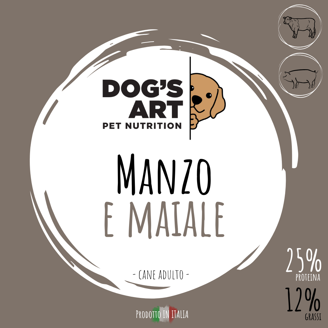 Manzo e maiale - etichetta